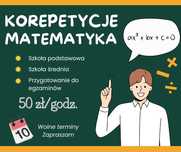 Korepetycje z matematyki – szkoła podstawowa i średnia, Inowrocław