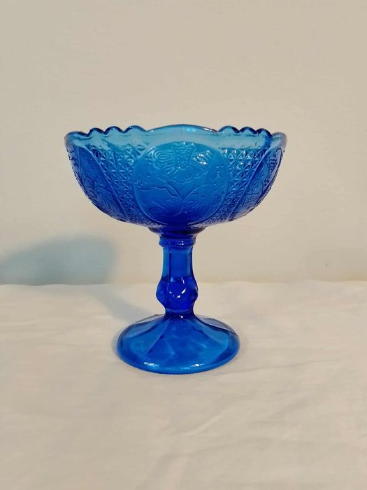 Cukiernica medaliony Ząbkowice kobalt