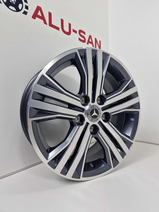 NOWE alufelgi MERCEDES - BENZ 16" 5x114,3 CITAN  - Grafit Poler