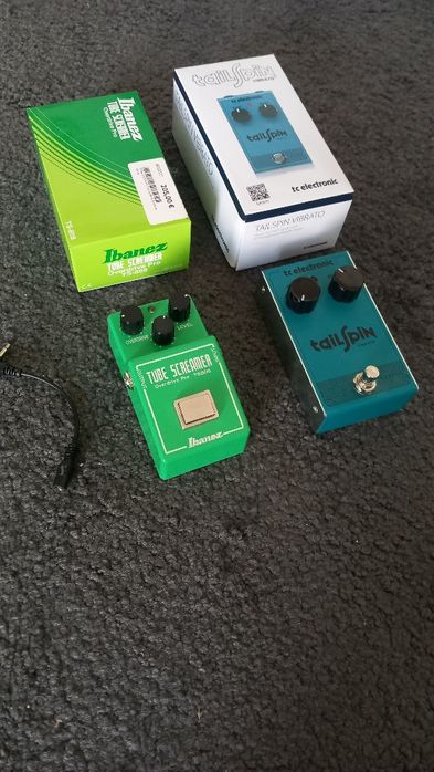 Pedais ibanez ts808 tube screamer pro ,tc electronic tailspin vibrato