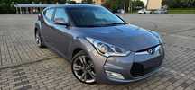 Hyundai Veloster 1.6 140KM/navi/ledy/kamera/bezwypadkowy/ZADBANY/serwisowany
