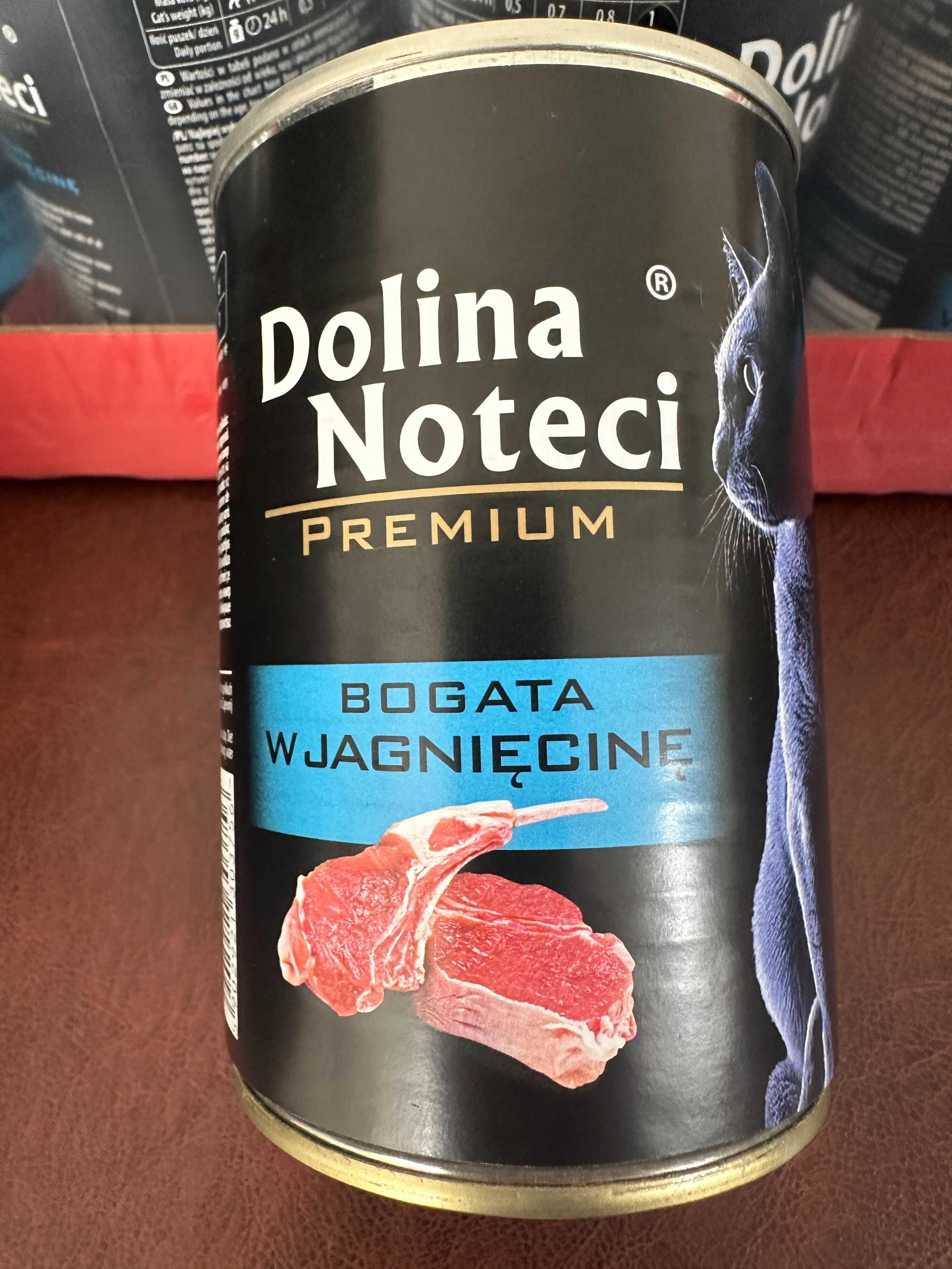 DOLINA NOTECI Premium Jagnięcina 400 g karma dla kota 6 puszek