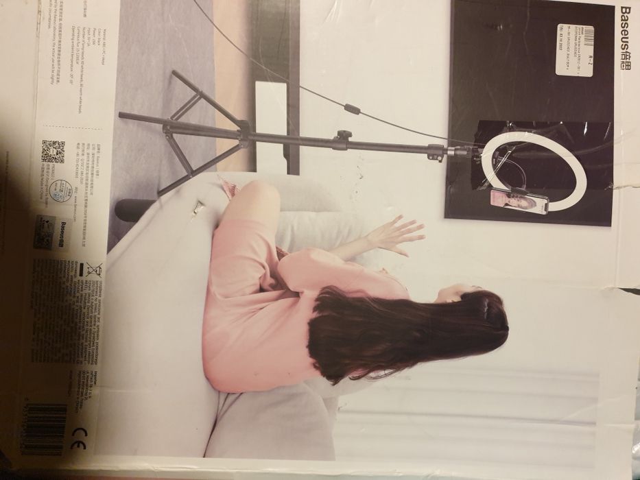 Holder lampa selfie pierścieniowa ring ze statywem nowa