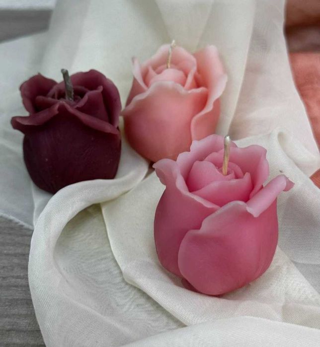 Свічки ручної роботи з бджолиного воску