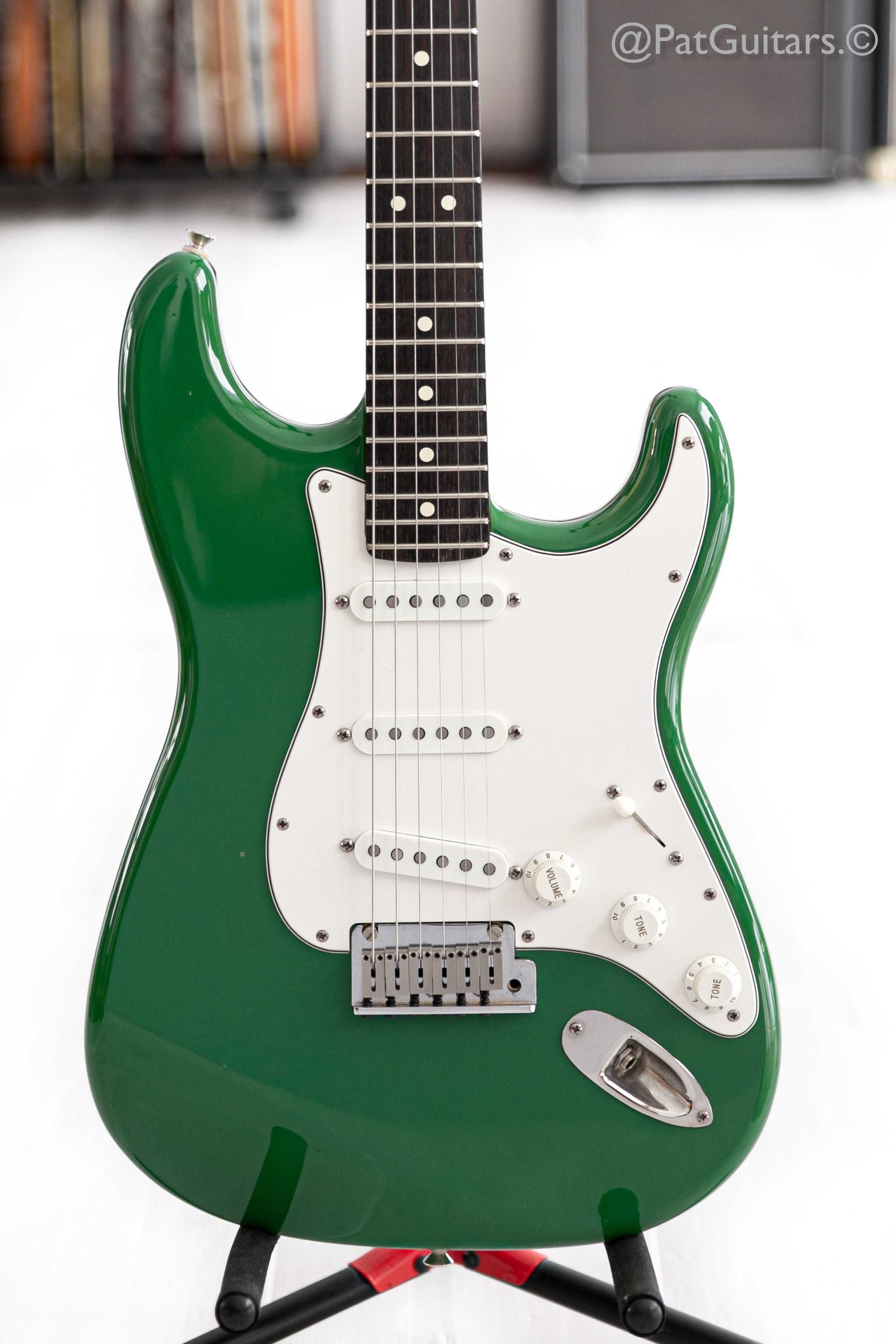 1988 Fender USA Limited Edition Stratocaster in Tanqueray Green.
