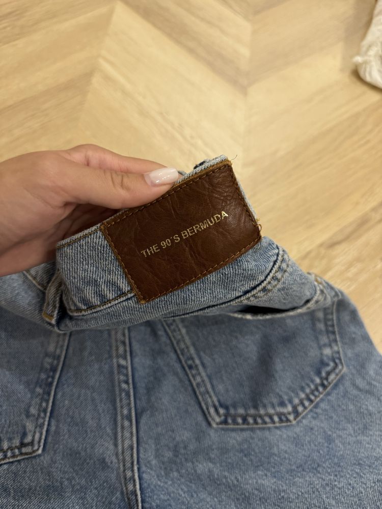 Бермуды джинсовые  zara