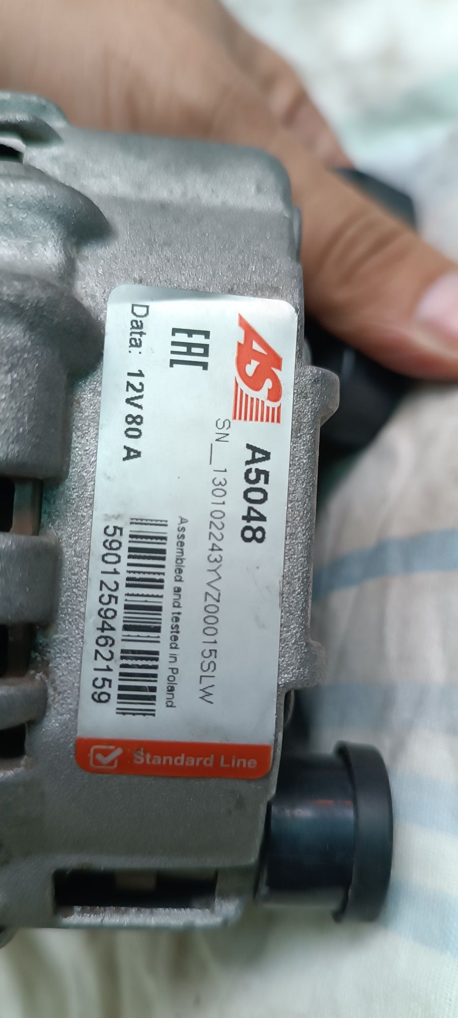 Продам генератор AS A5048 12v 80A