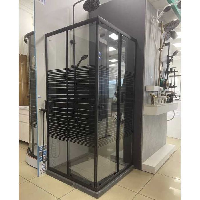 Душова кабіна Rozzy Jenori Velum 90x90, скло прозоре 4 мм