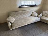 Sofa i dwa fotele PRL vintage