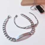 Pulseiras fios aneis masculinos homem aço inoxidável 316L