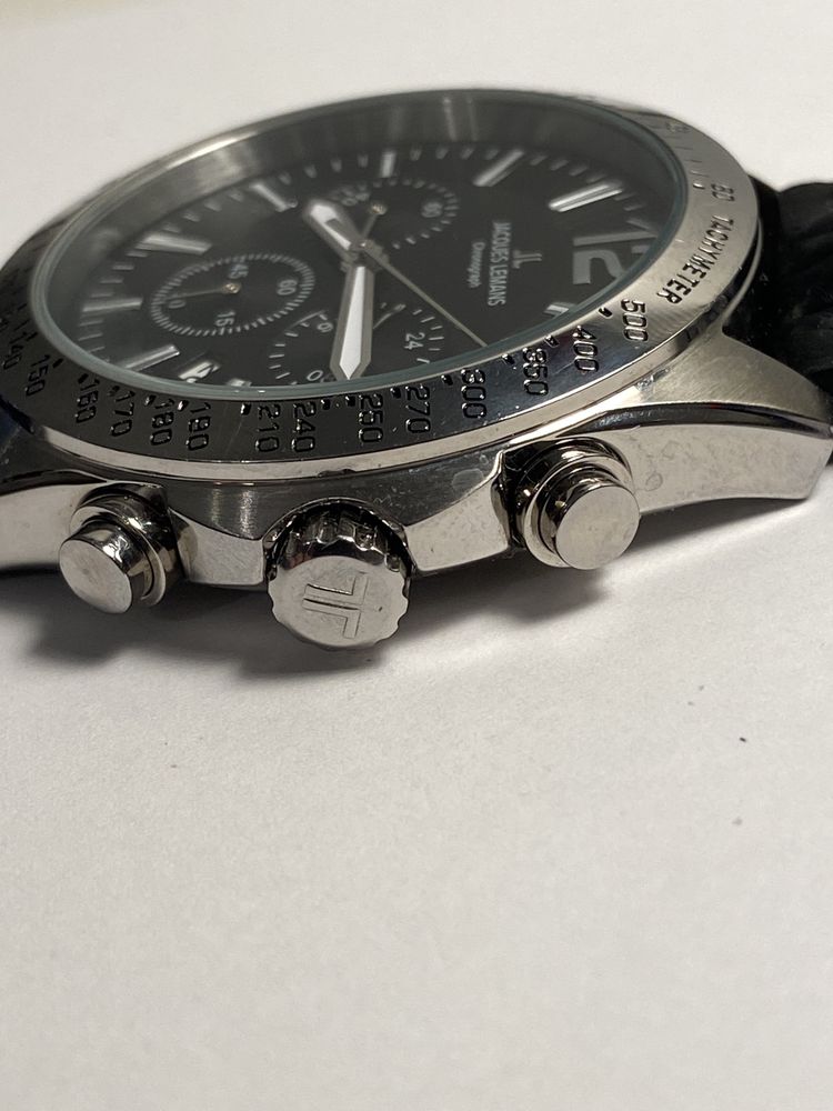 Jacques Lemans Chronograph Swiss Made model 42-5 10 Atm