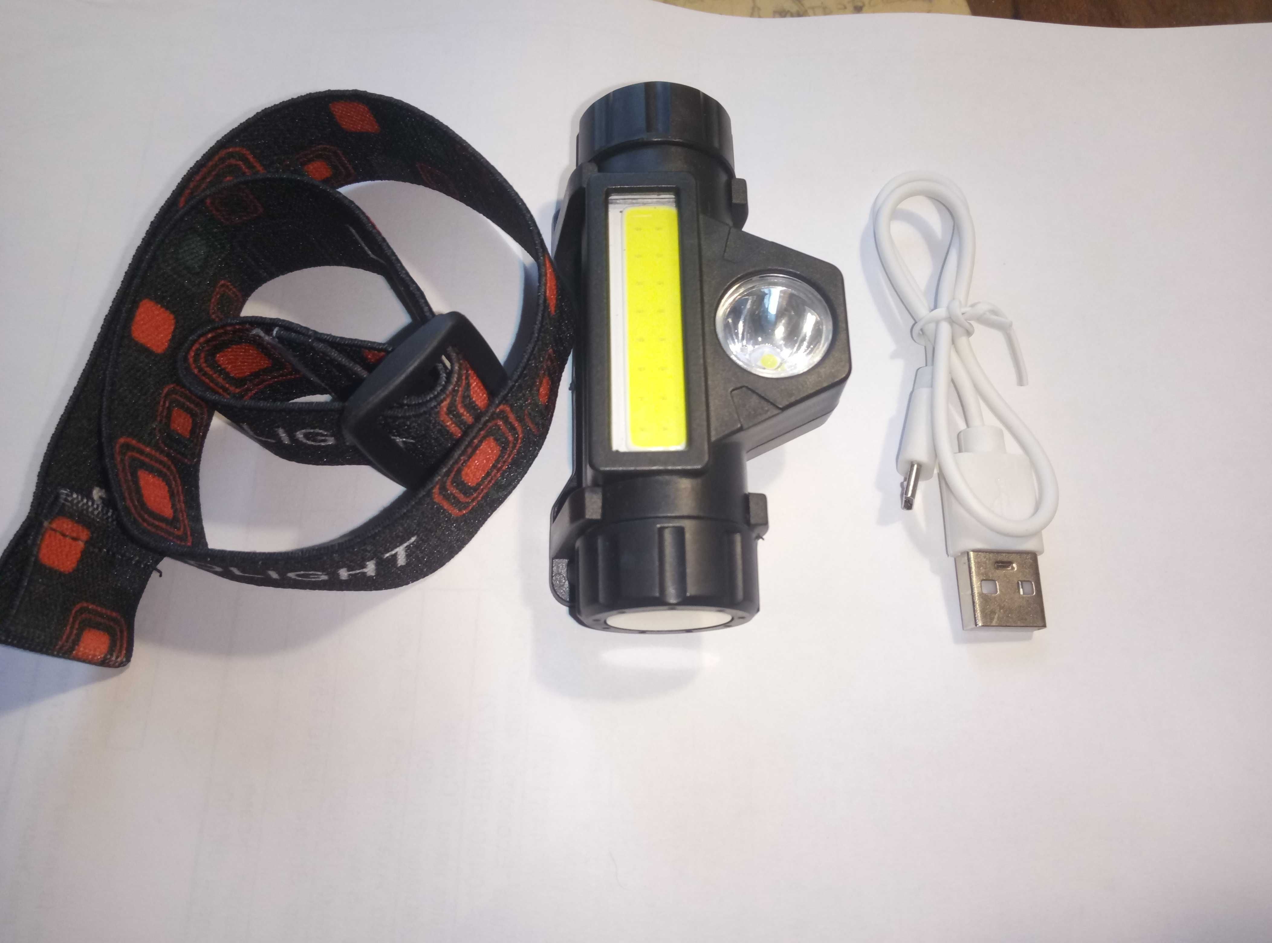 Ліхтарик (фонарик) налобний LED