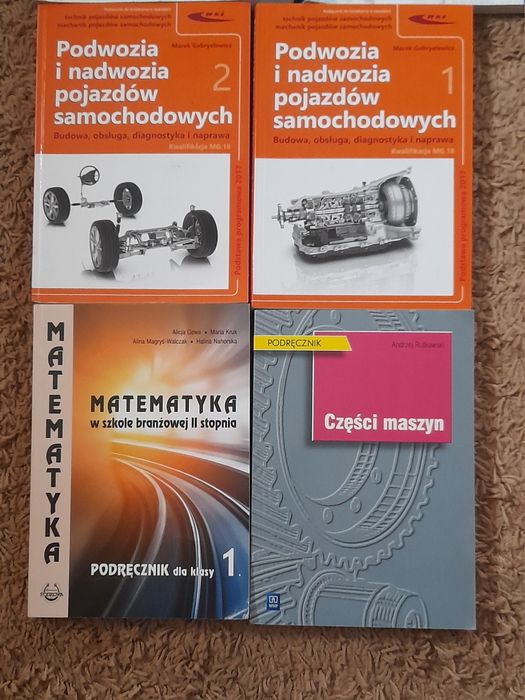 Podręczniki szkolne do technikum samochodowego
