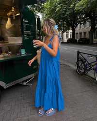 Сарафан сукня максі 4 кольори креп жатка плаття літнє