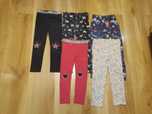 Paka 5x legginsy spodnie 104 zestaw Little kids