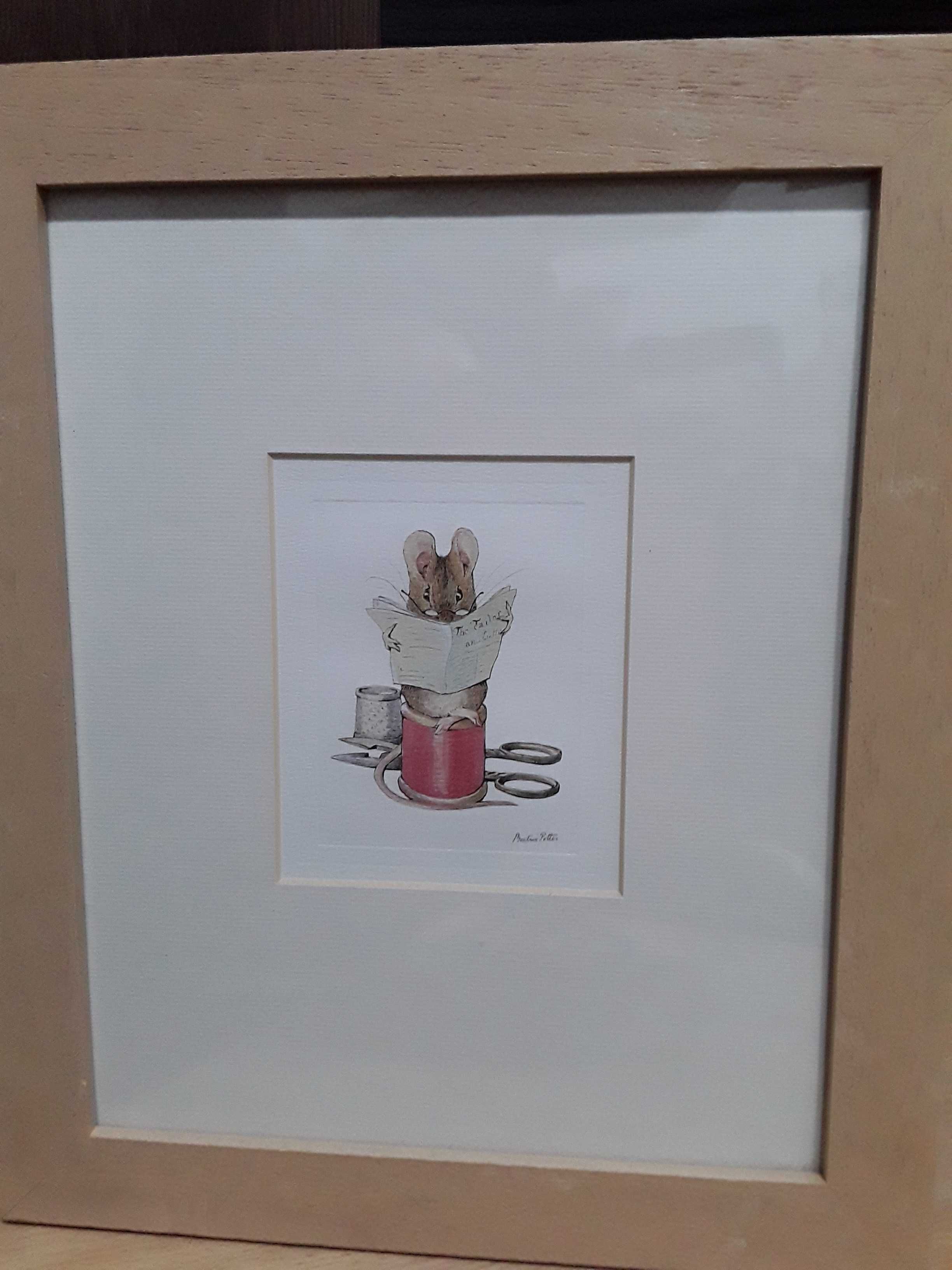 Beatrix Potter oryginalna miniatura"Mysz krawiec" seria Piotruś Królik