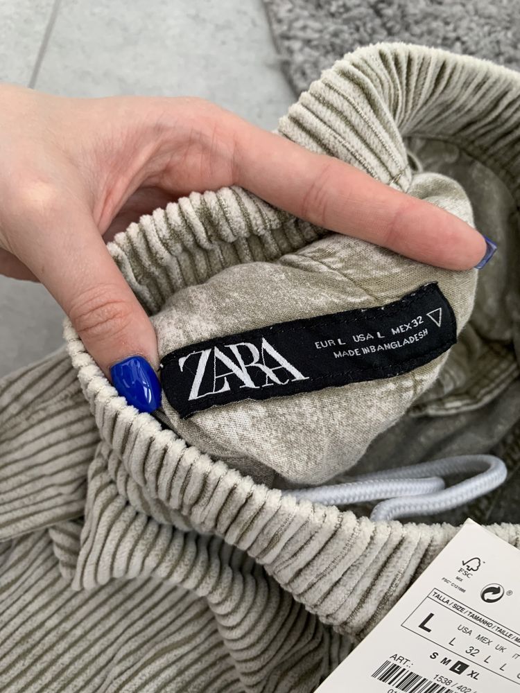 Чоловічі вельветові штани Zara, нові, розмір L