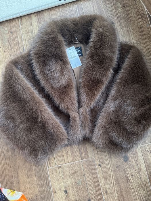 Шубка Zara M L оригінал