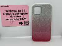 Etui Brokatowe do iPhone 12 PRO MAX - dwukolorowe