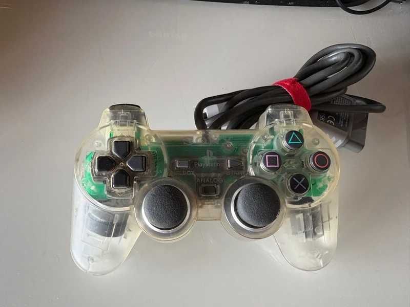 PlayStation 1/2 przezroczysty oryg. unikatowy Pad do konsoli ps1  ps2