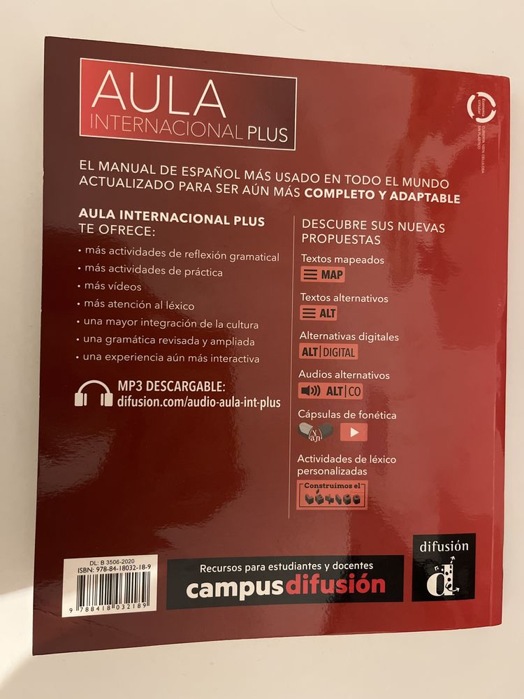 Manual espanhol 1 Aula internacional PLUS