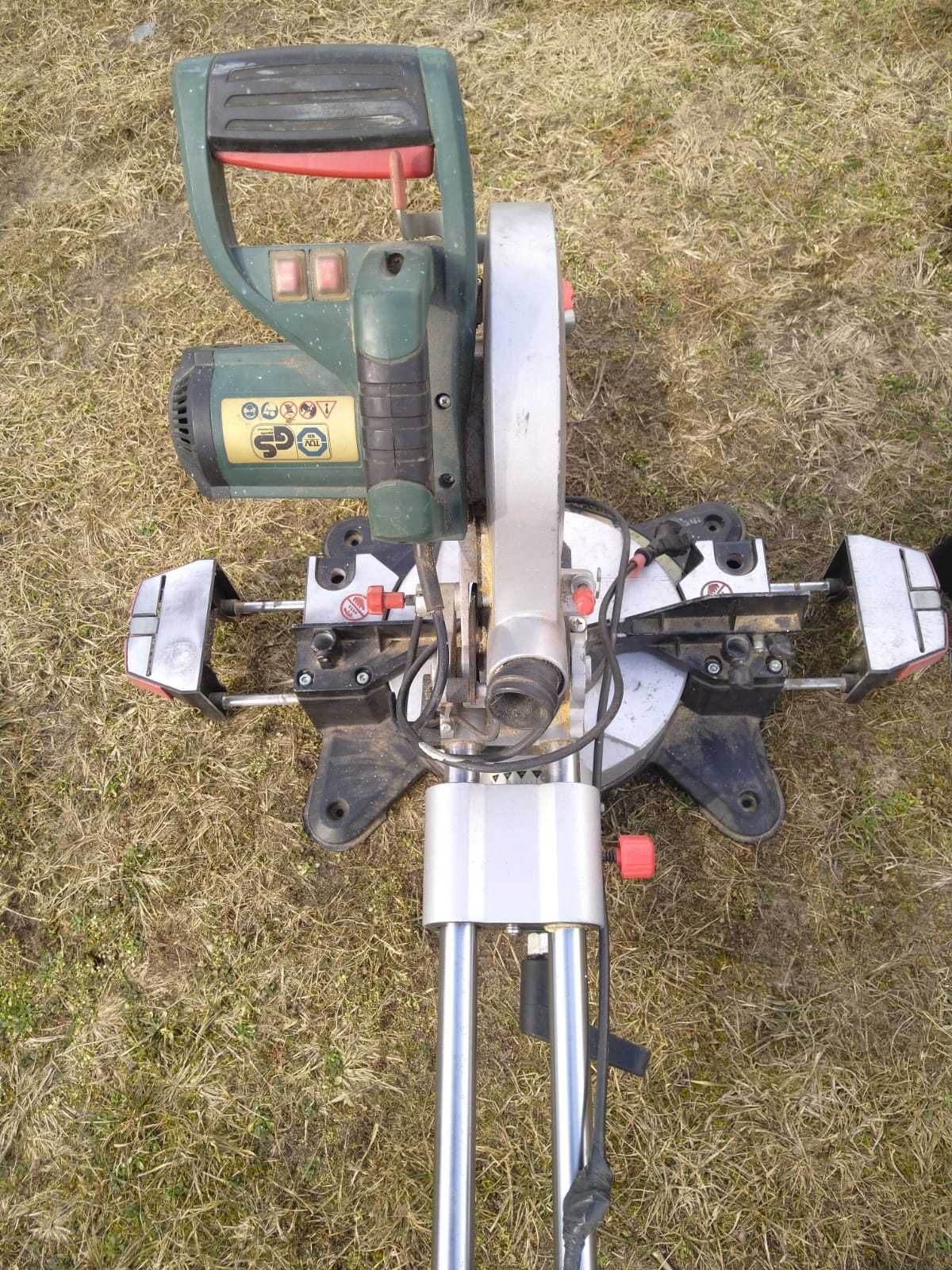 2X -Piła  ukośnica z posuwem Metabo    scheppach capas 2