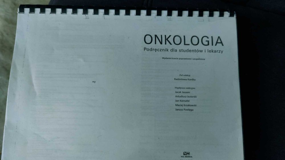 Onkologia podręcznik dla studentów i lekarzy pod redakcją Kordka