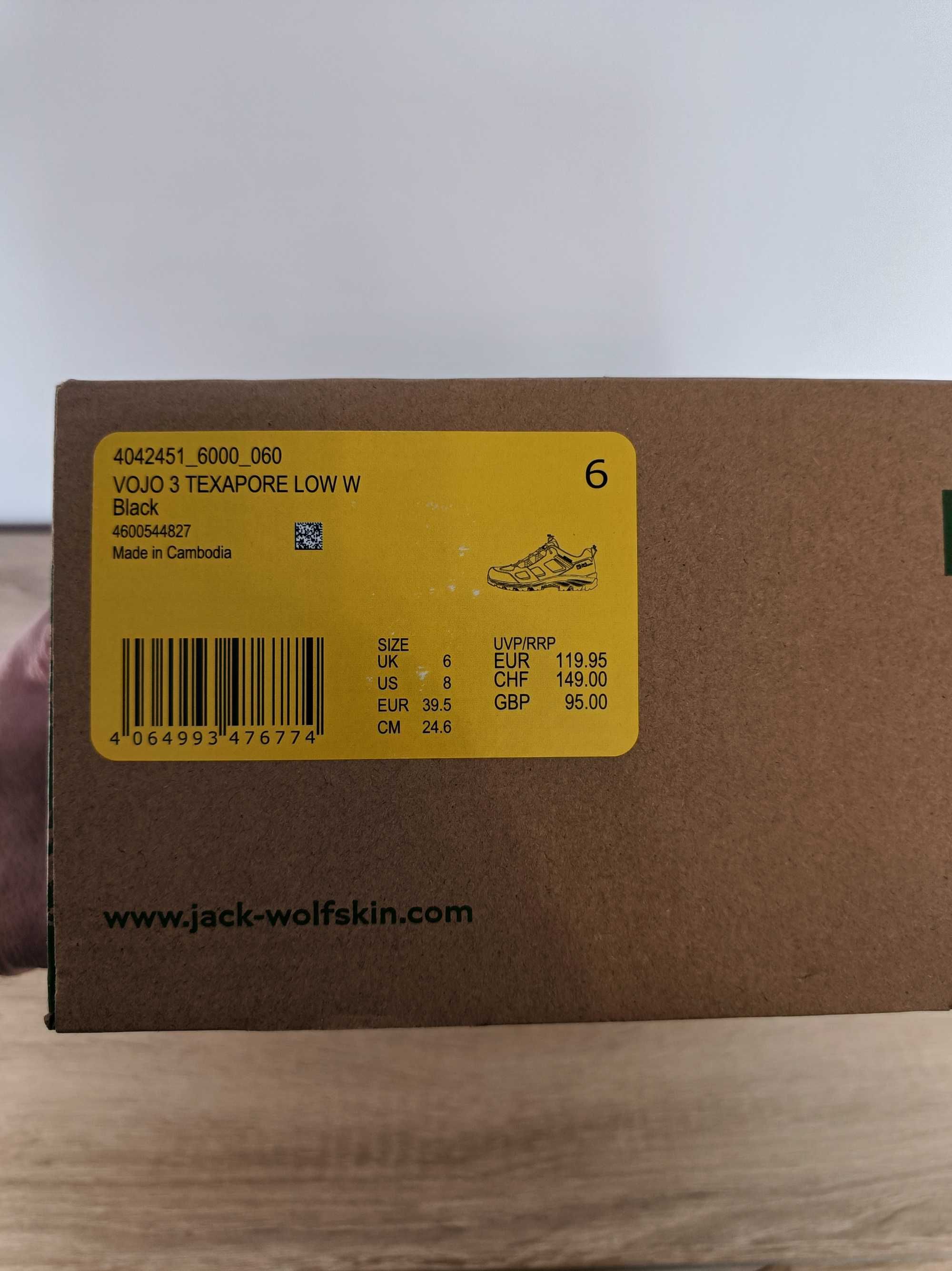 Jack Wolfskin Vojo 3 Texapore Low W r.39,5