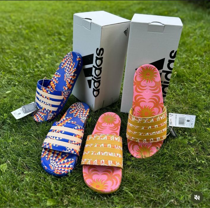 Розпродаж до Чорної Пʼятниці!Шльопки adidas adilette comfort RIO