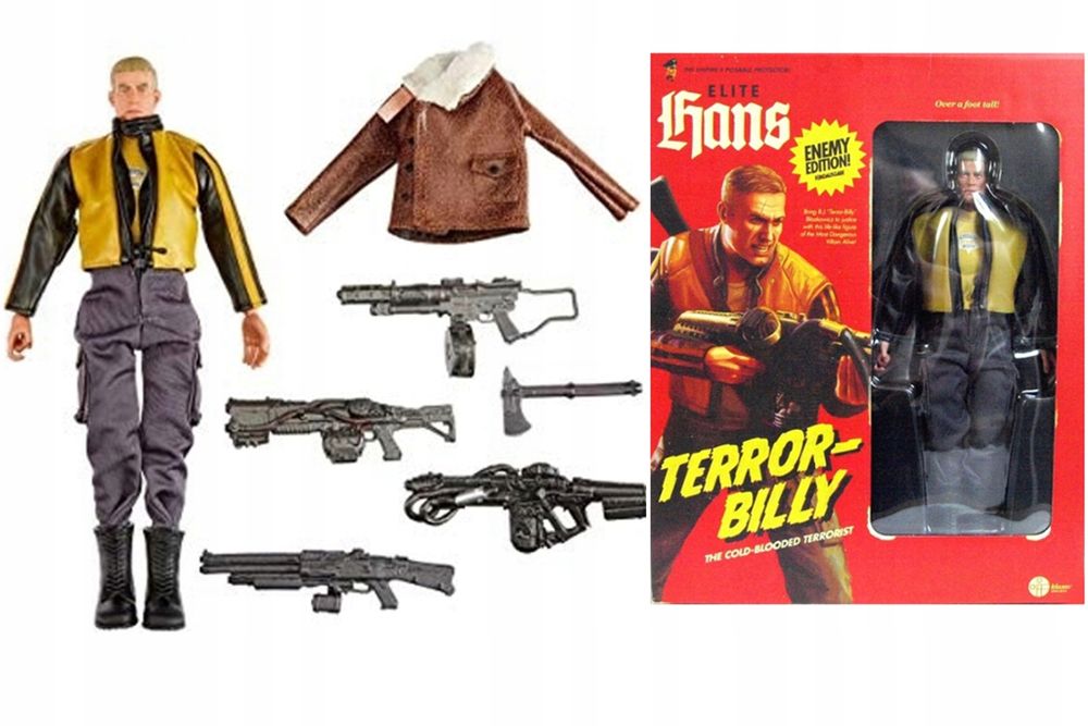 Figurka duża zabawka kolekcjonerska Wolfenstein II Żołnierz 30 cm