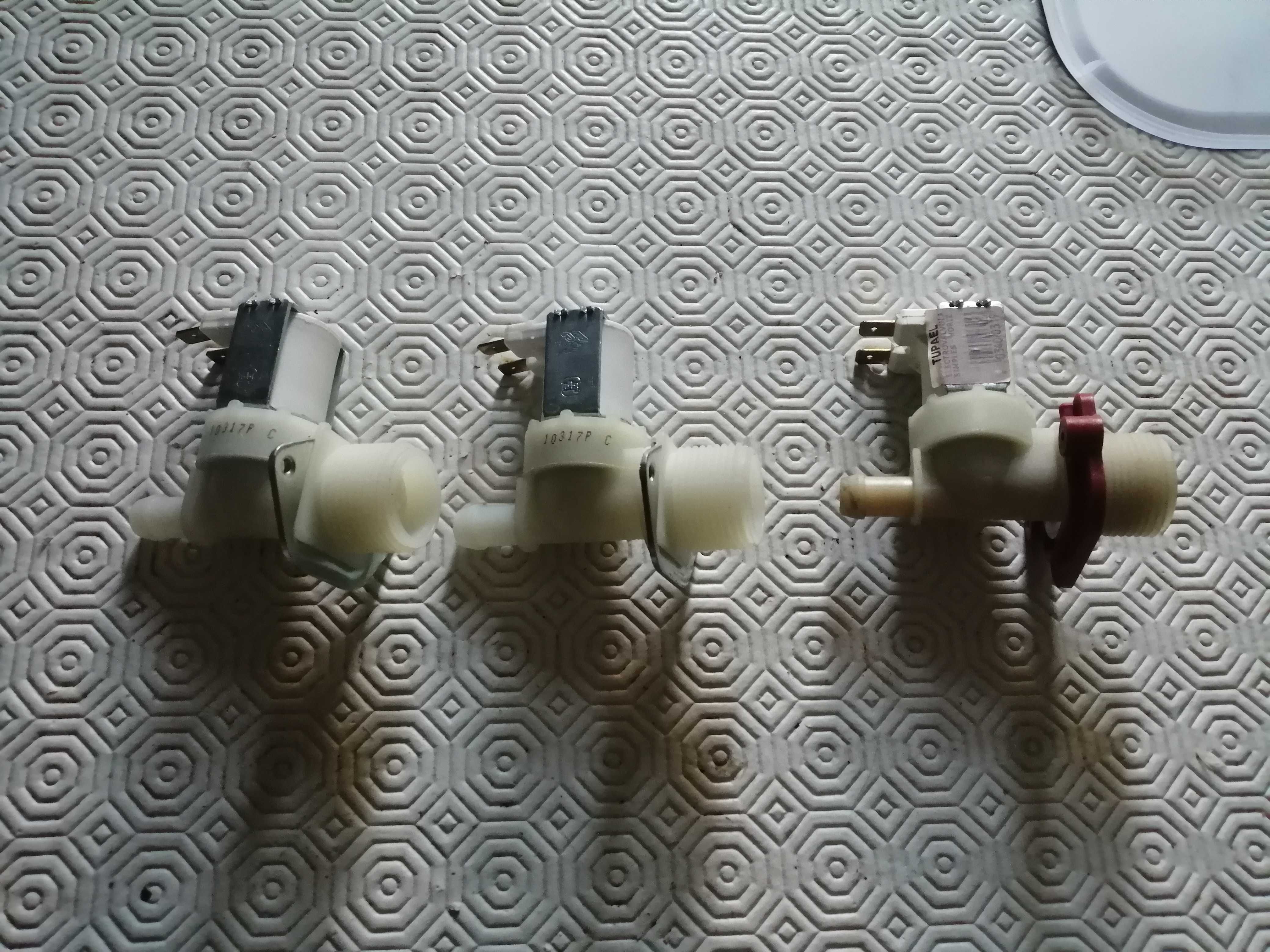 Electroválvulas e bloca portas máquina lavar roupa (tudo)