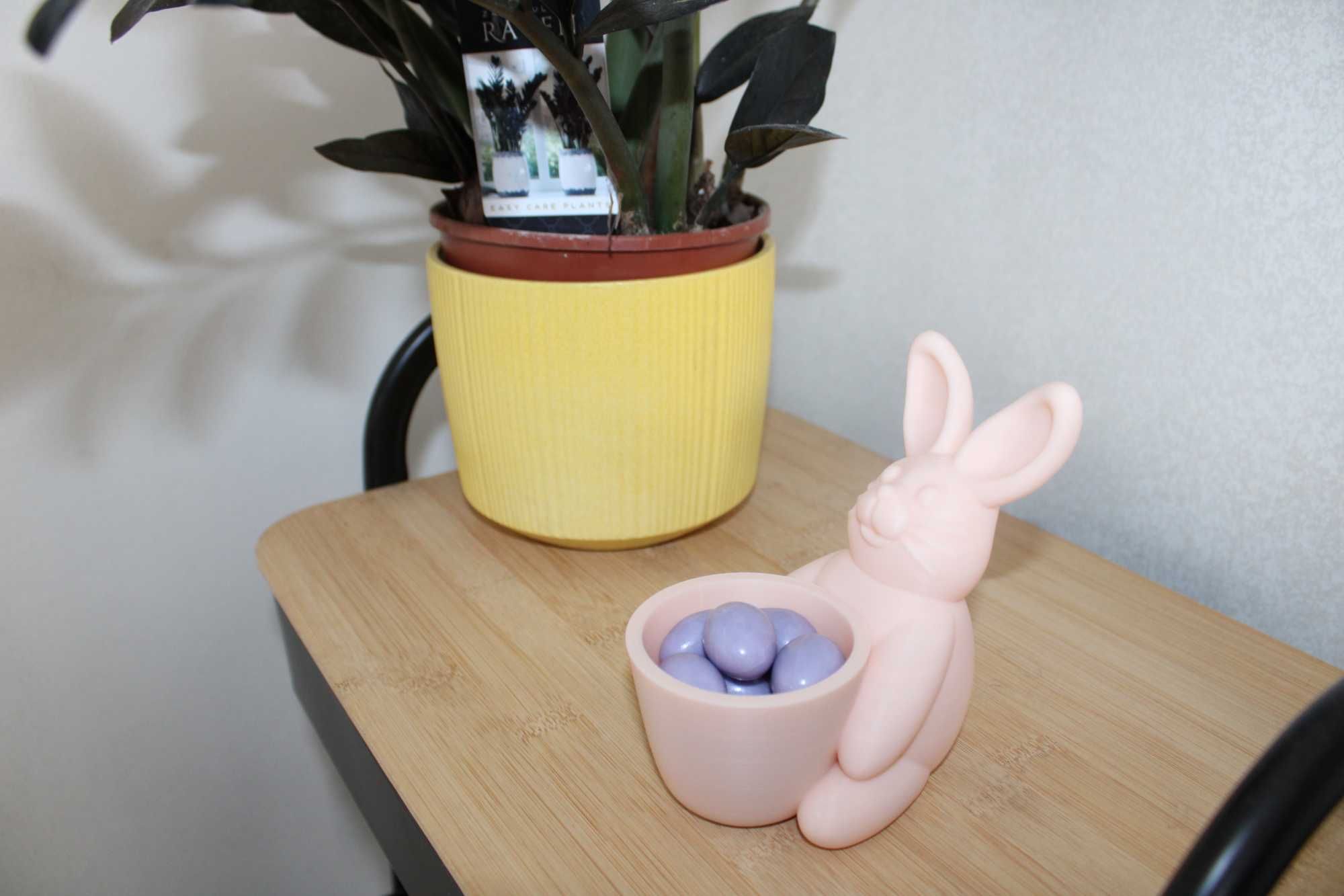 Coelhinho Porta-Amêndoas em 3D