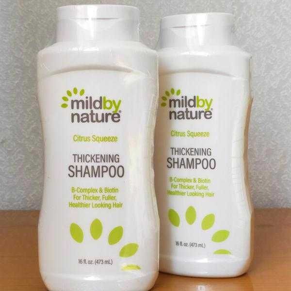 Mild By Nature США Шампунь, кондиционер с биотином для густоты волос