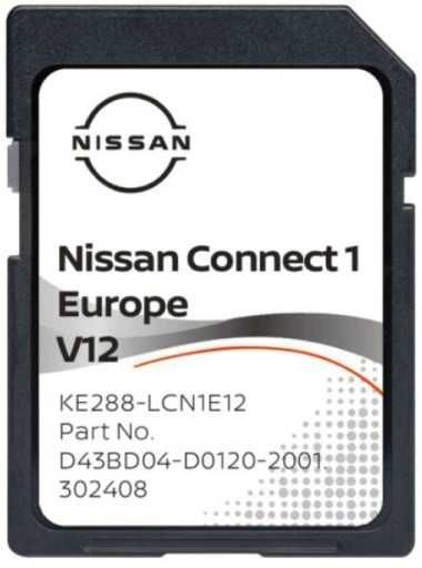 Karta SD Mapa Nissan Connect LCN1 v12 2023