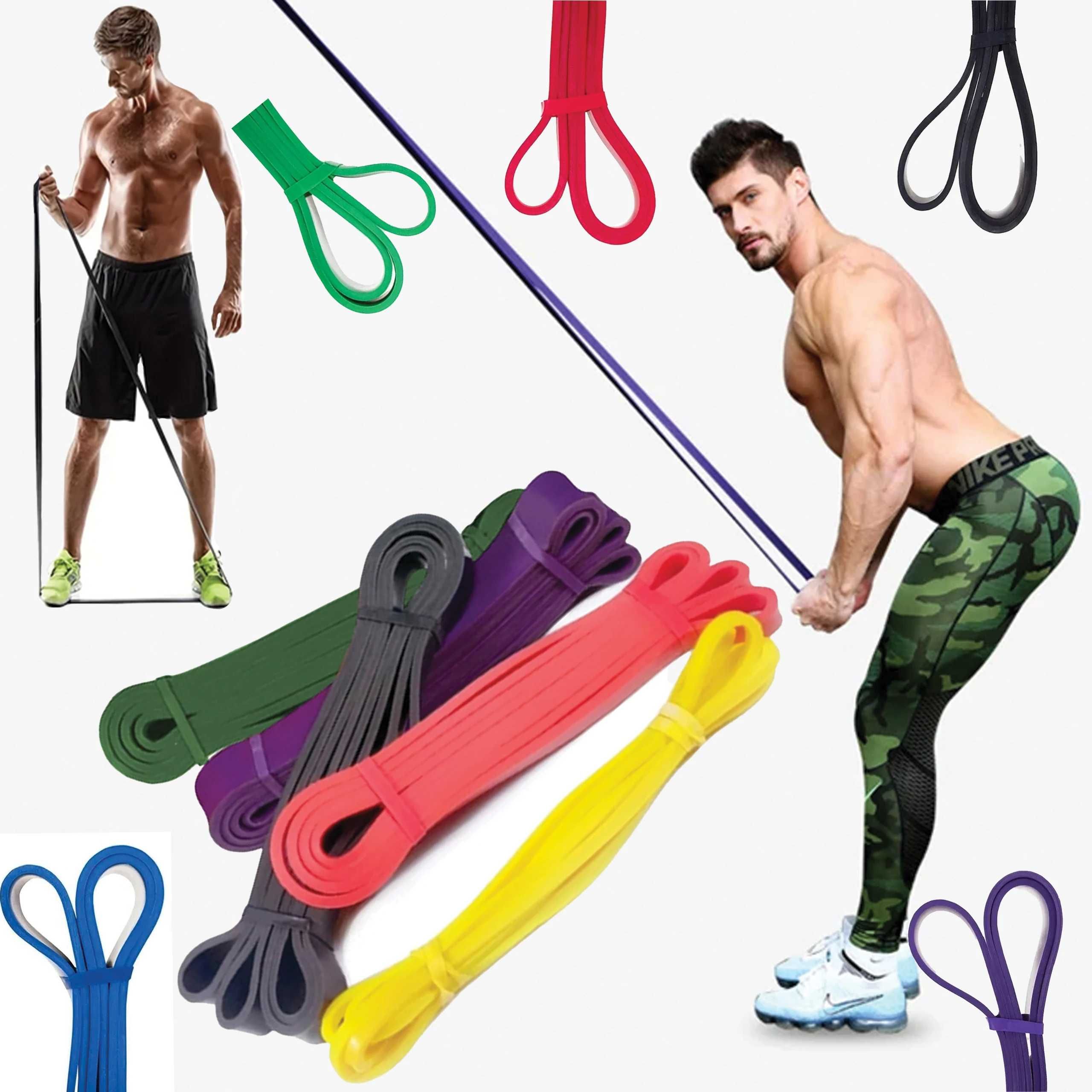 Zestaw 5 gum oporowych Power Band – intensywny trening siłowy