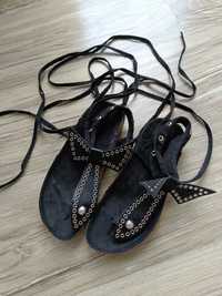Buty sandałki japonki Seastar 36 czarne,