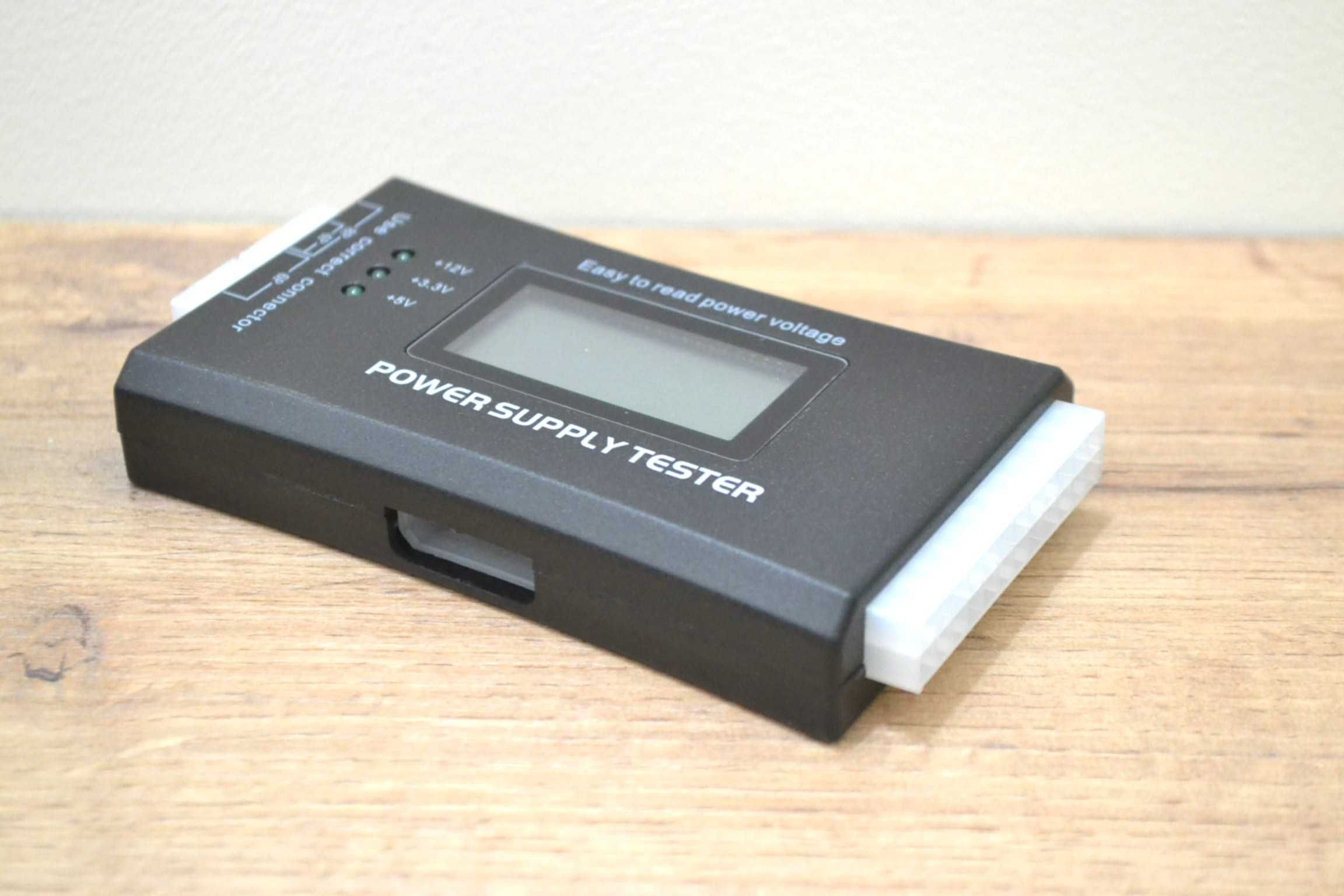 tester zasilaczy komputerowych ATX i inne różne gniazda 20/24 sata itp