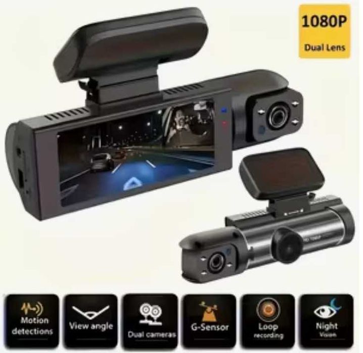 Відеорегістратор HD 1080P (дві камери)