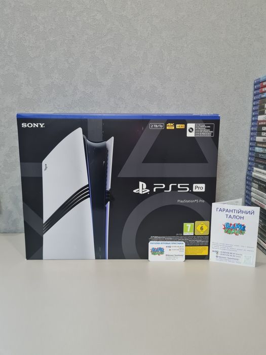 New Sony Playstation 5 Pro Ps5 Ps CFI71 SSD 2TB 2048GB Гарантія Магази