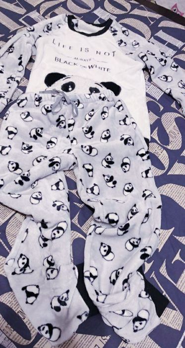 Женская тёплая пижама Софт Панда