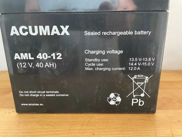 akumulator AGM ACUMAX 40-12