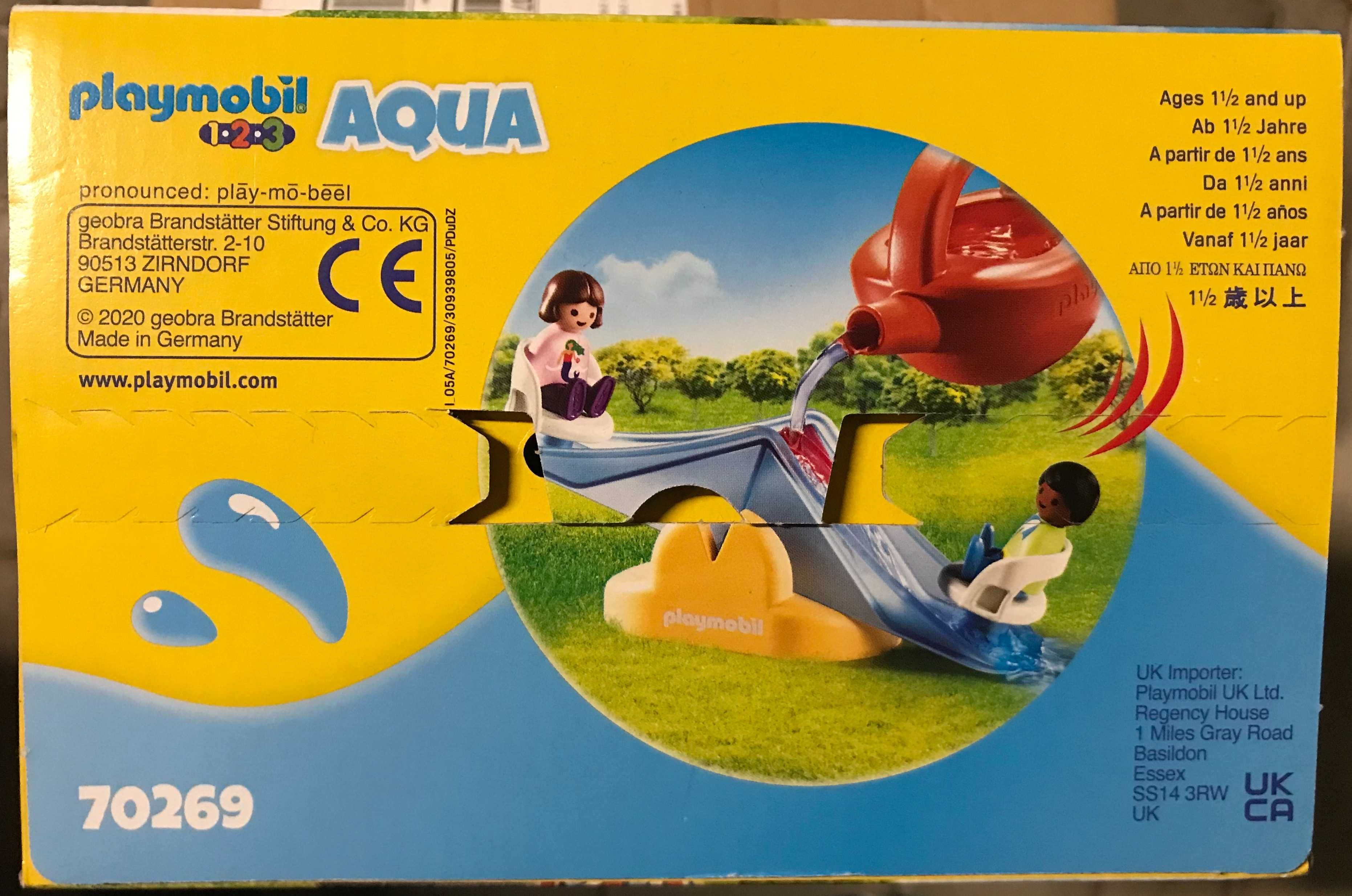 Playmobil klocki 1.2.3. Aqua 70269 zestaw huśtawka wodna z konewką