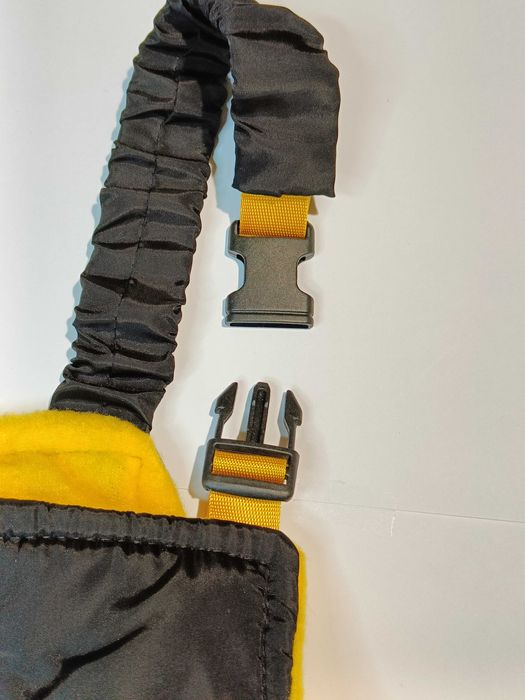 Зимний полукомбинезон детский утепленный, черный со светоотражателями