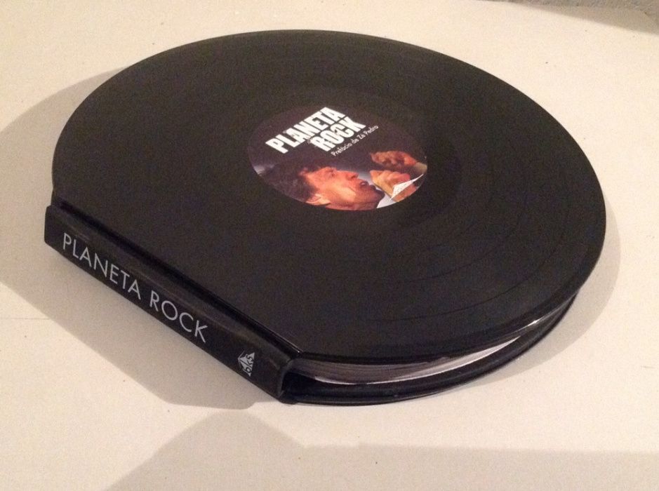 Livro Planeta Rock c/ capa em Vinil