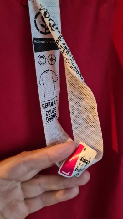 T-Shirt Decathlon NYAMBA czerwony rozmiar L NOWY