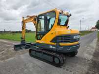 Koparka gąsienicowa hyundai robex 55w-9a