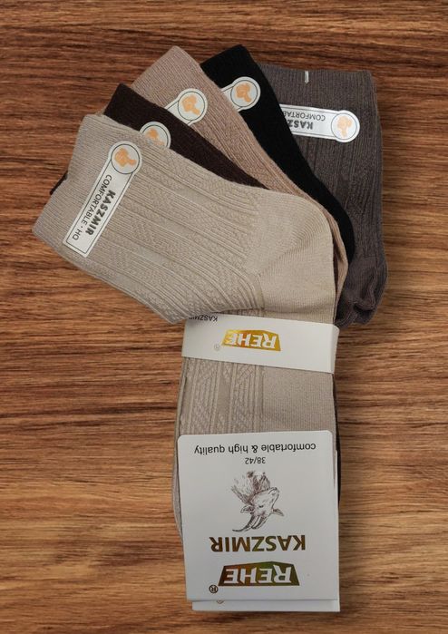 Kaszmirowe skarpety dla Pani