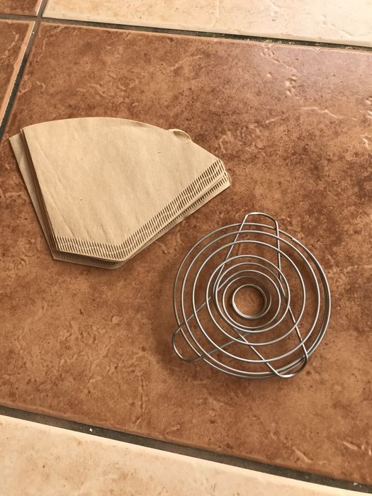 Dripper do kawy przelew sprezynowy skladany turystyczny edc bushcraft