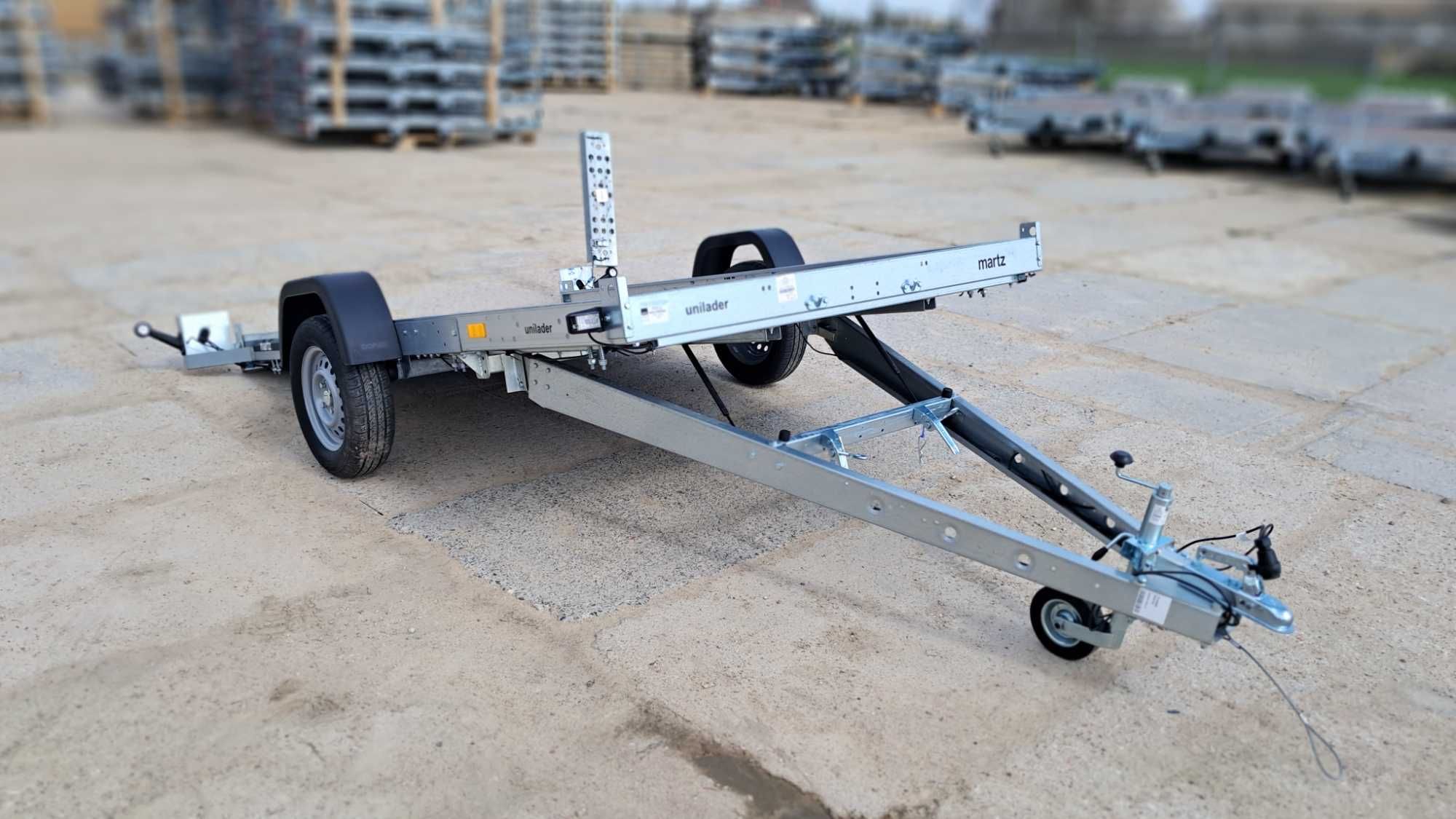 Przyczepa Martz Unilader 330 uchylna DMC 750kg, kat B, 330x184 cm