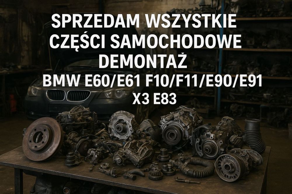 BMW E60 E61 F10 F11 E90 E91 X3 E83 Części Samochodowe Demontaż